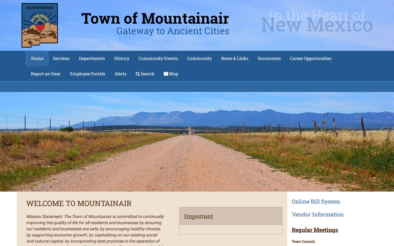 Mountainair Torrance County criminal history records context